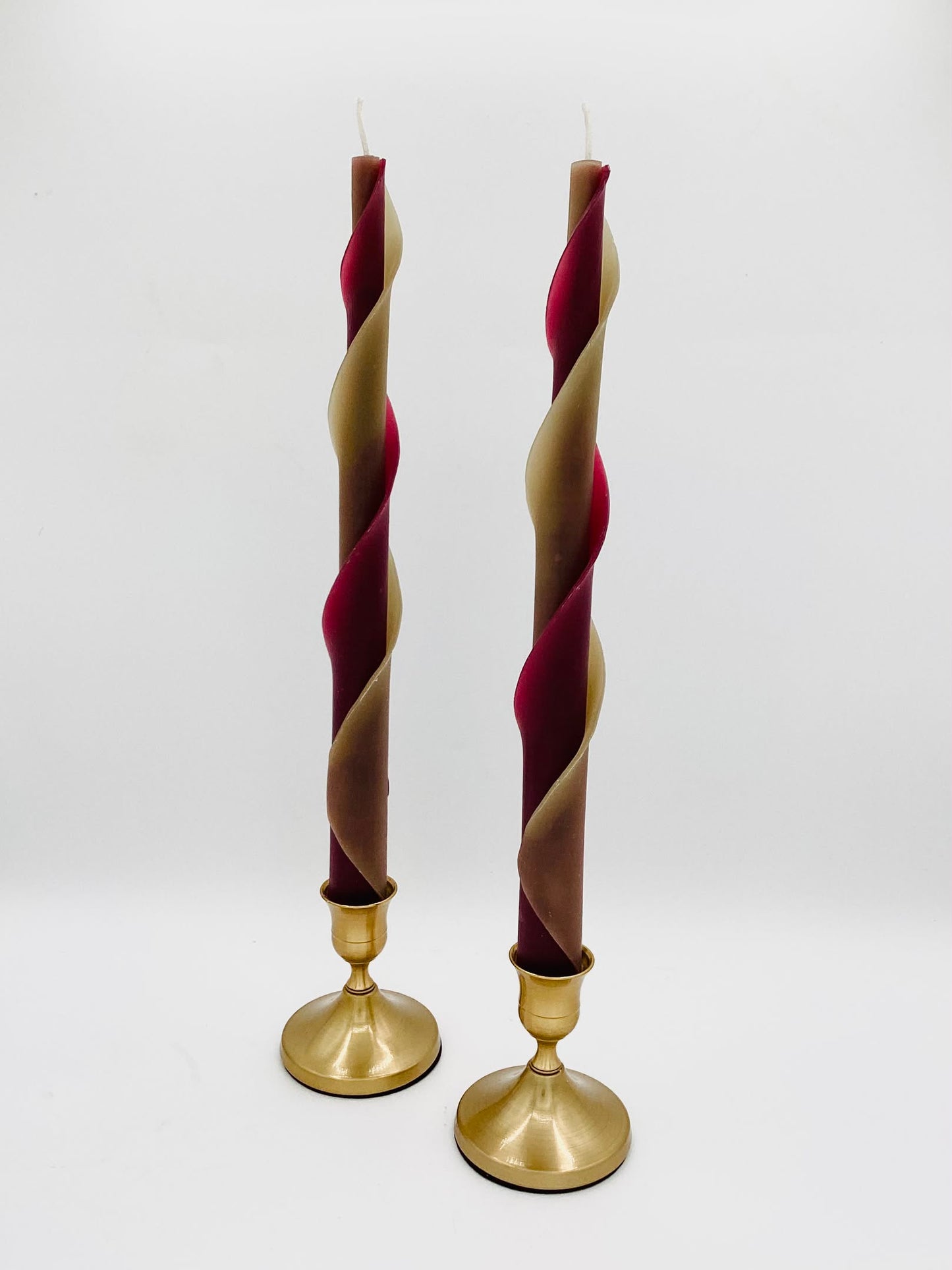 Purple & Brown Double Spirals