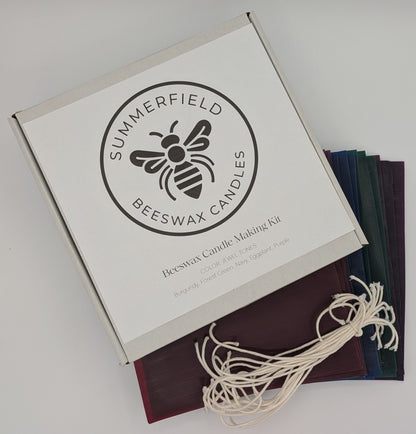 Beeswax Candle Making Kit - Jewel Colors