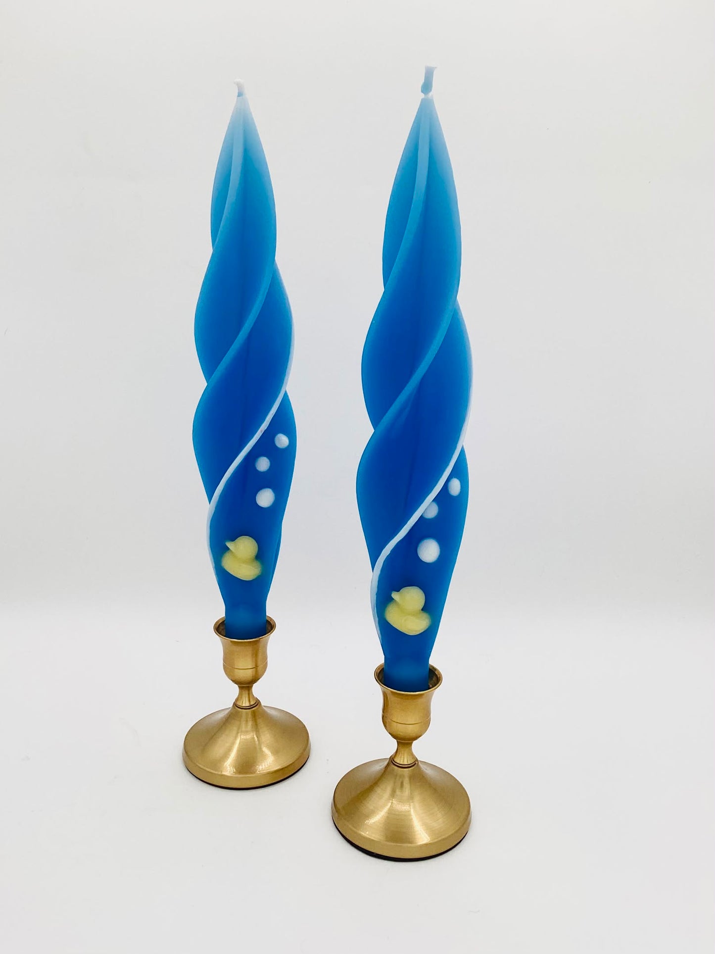 Rubber Ducky Silhouette Beeswax Candles