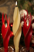 Red & Ivory & Burgundy Silhouette 3-Pack (Gold Edge)