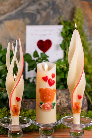 Valentine's Day Candle Styles