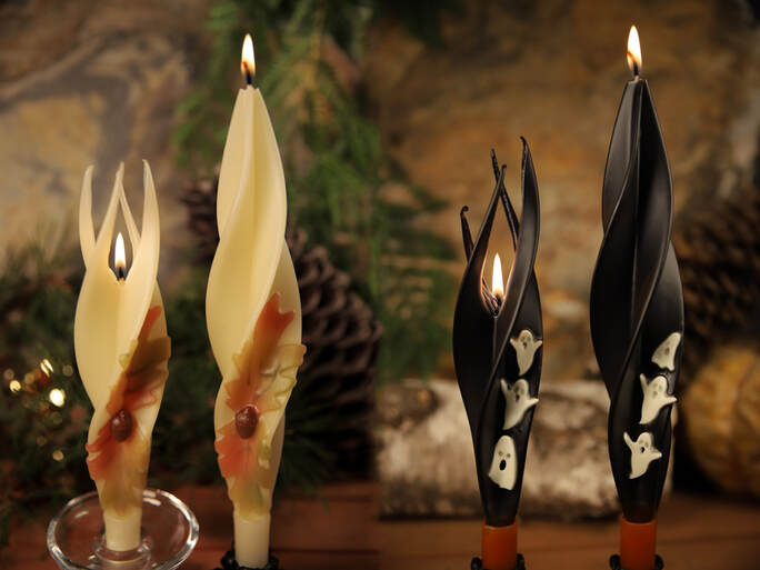 Patriot Pack Silhouette Beeswax Candles